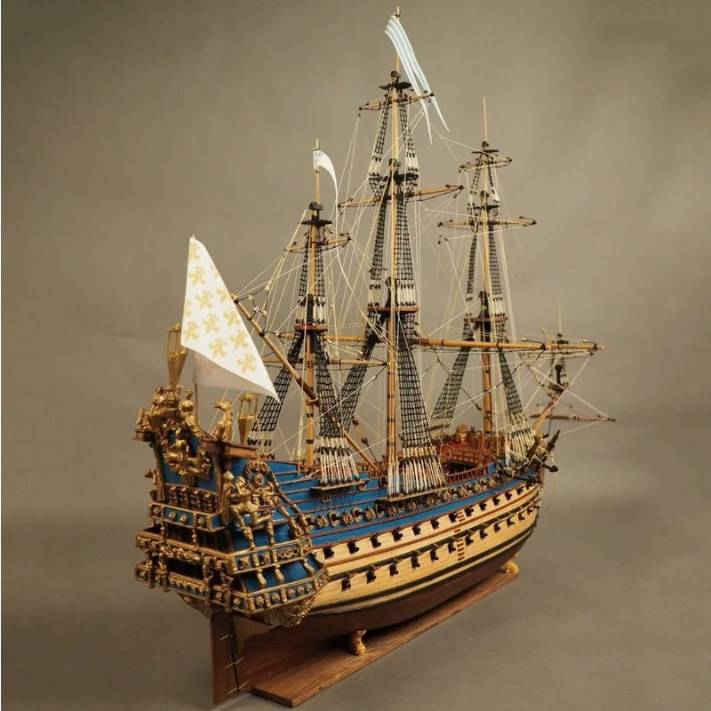 

1/90 моделирование Royal Solaire парусная лодка 102,7 см тщательное качество изготовления модель парусника комплект игрушка для мальчика подарок орнамент