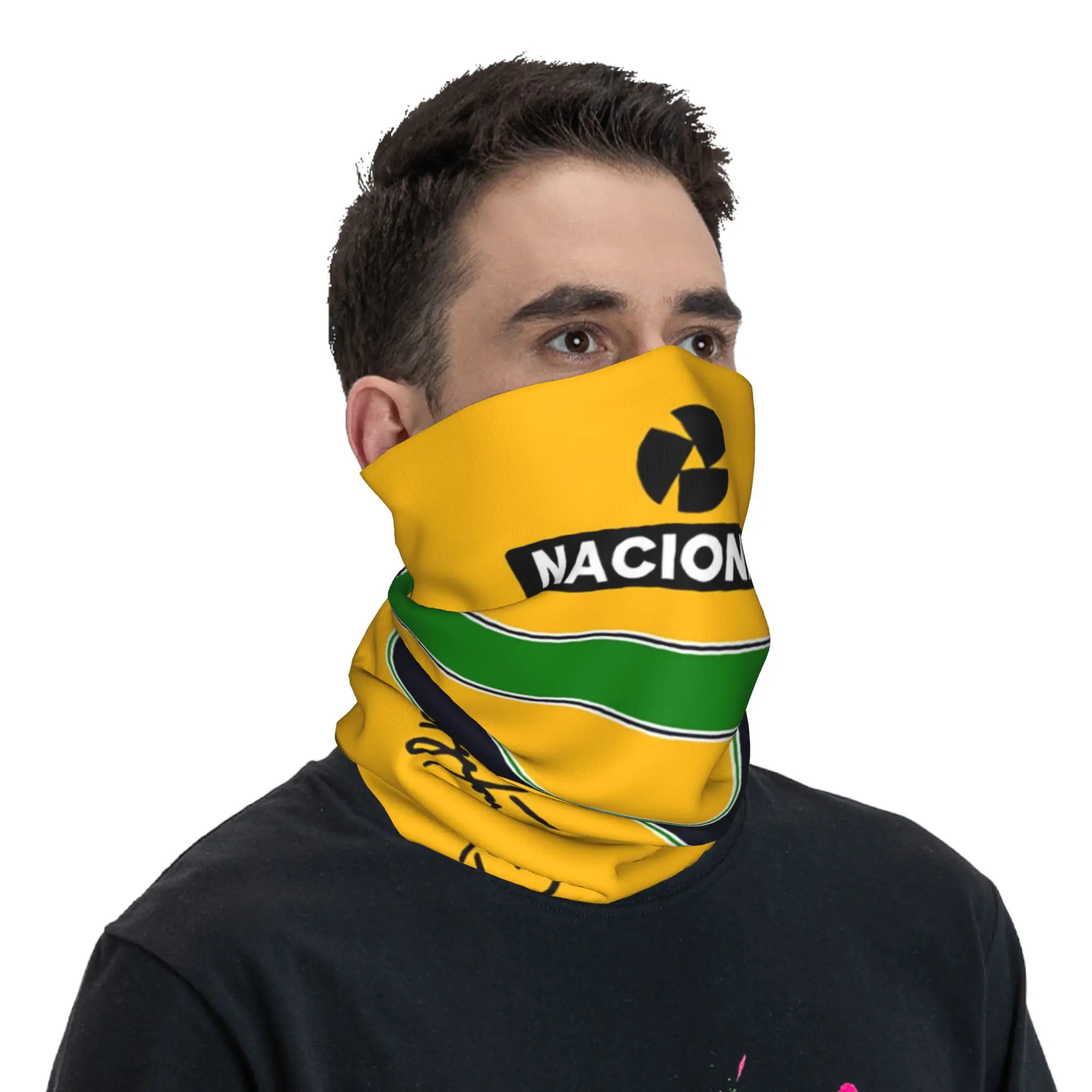 خوذة مخصصة A-Ayrtons الرقبة الجراب النساء الرجال يندبروف الشتاء باندانا وشاح للتزلج