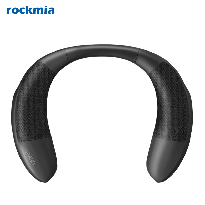 Producent Rockmia w kształcie litery U opaska na szyję głośnik bezprzewodowy dźwięk radia Bluetooth głęboki bas głośnik bezprzewodowy HIFI na zewnątrz do domu