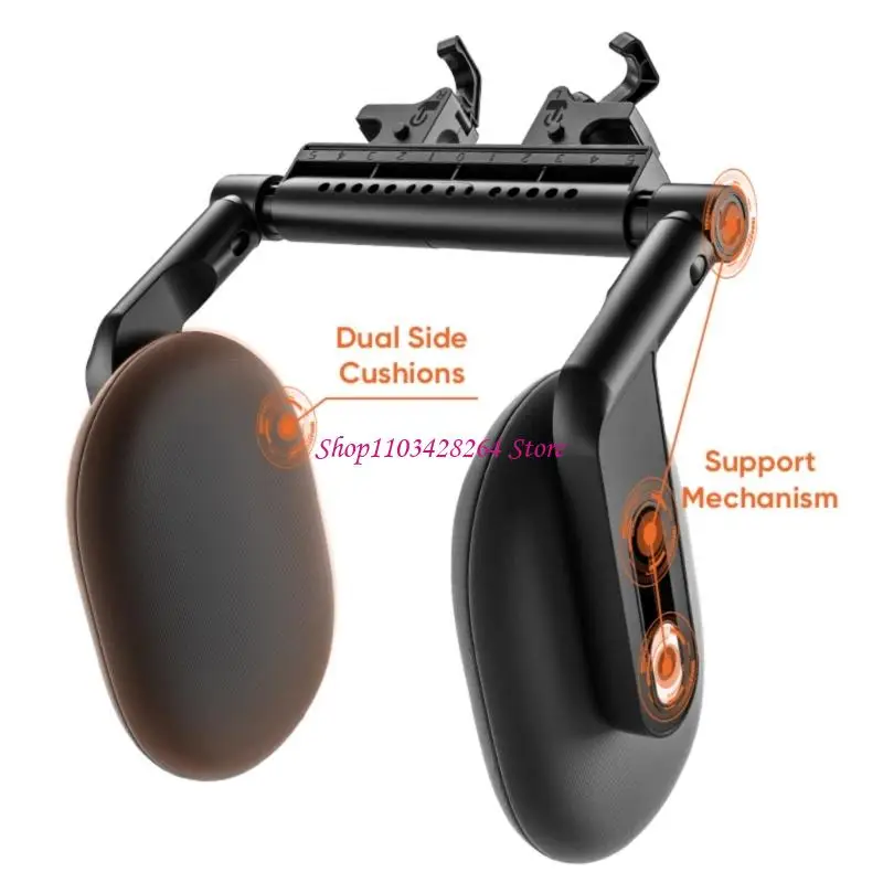 Poggiatesta flessibile con rotazione con centro in schiuma memoria per autisti pendolari neonati