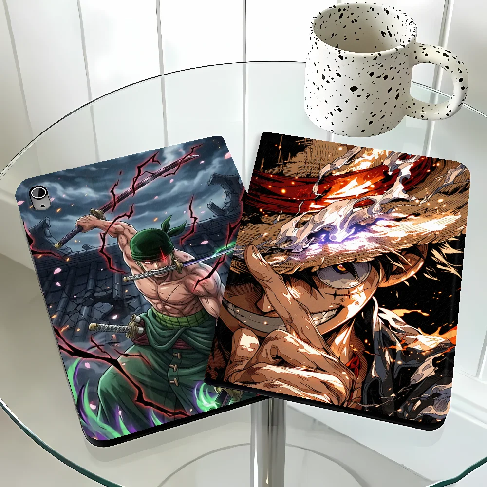 One P-ieces Anime Case for Samsung Galaxy Tab A7 Lite S7 S8+ A11 S10 Plus S11 S9 FE S9+ S10 Lite A8 A9Plus S10FE with Pencil