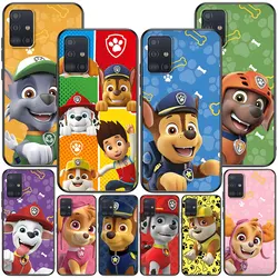 Paws P-Patrols Cartoon Dog Case for Samsung Galaxy A54 A53 A32 A52s A12 A21s A51 A22 A31 A52 A72 A11 A14 A02s TPU Phone Cover