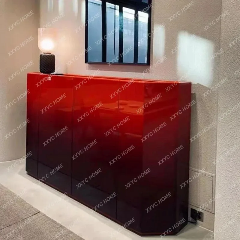 XX Simple modern gradual change locker light luxury storage shoe cabinet can be customized