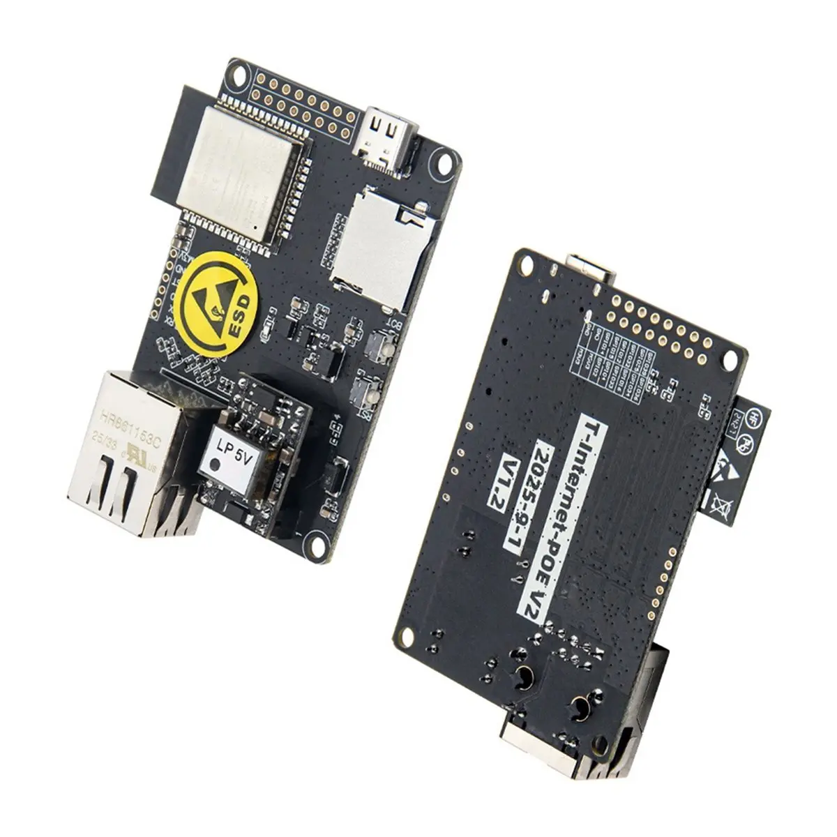 

Плата расширения N94R T-Internet-POE V2 с чипом ESP32 LAN8720 и программатором, программируемый Ethernet-модуль IoT