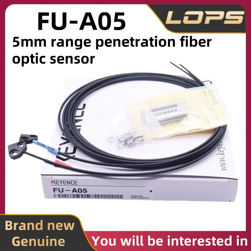 

FU-A05 KEYENCE New Original Fiber Optic Sensor 5mm Range Penetration Durable Quality for Precision Sensing Applications