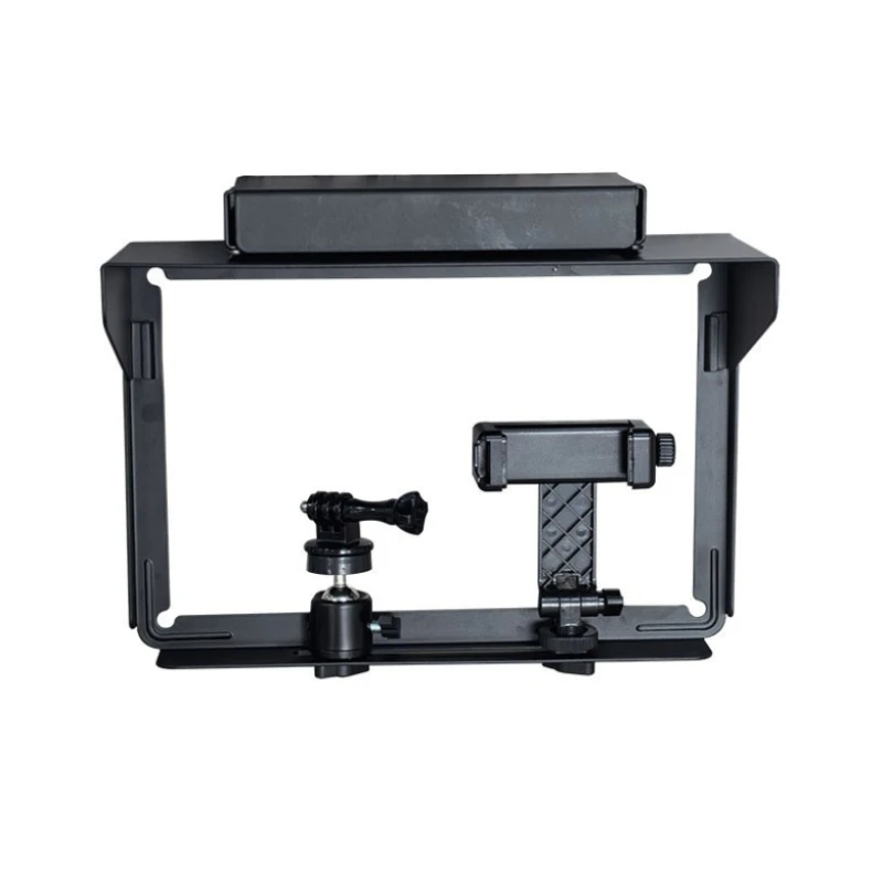 Soporte para Celular con Protección Solar para iPhone, Mevo, Start, GoPro y Otras Cámaras de Acción para Grabar Partidos de Béisbol, Fútbol y Tenis
