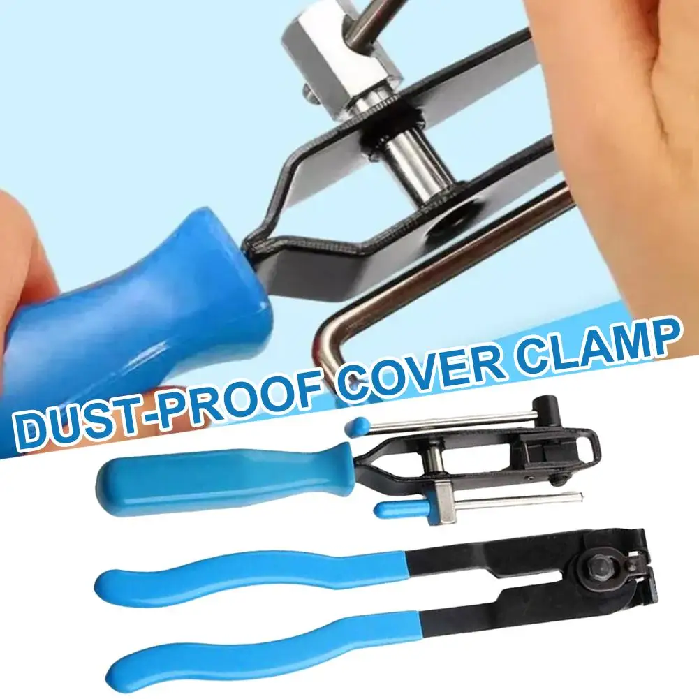 ชุดเครื่องมือรัดสายยางรถยนต์ 1 ชิ้น/ชุด คีมรัดข้อต่อ CV สำหรับท่อไอเสีย ท่อ ข้อต่อเพลา กรองน้ำมันเชื้อเพลิง เครื่องมือติดตั้งด้วยมือ M4F8