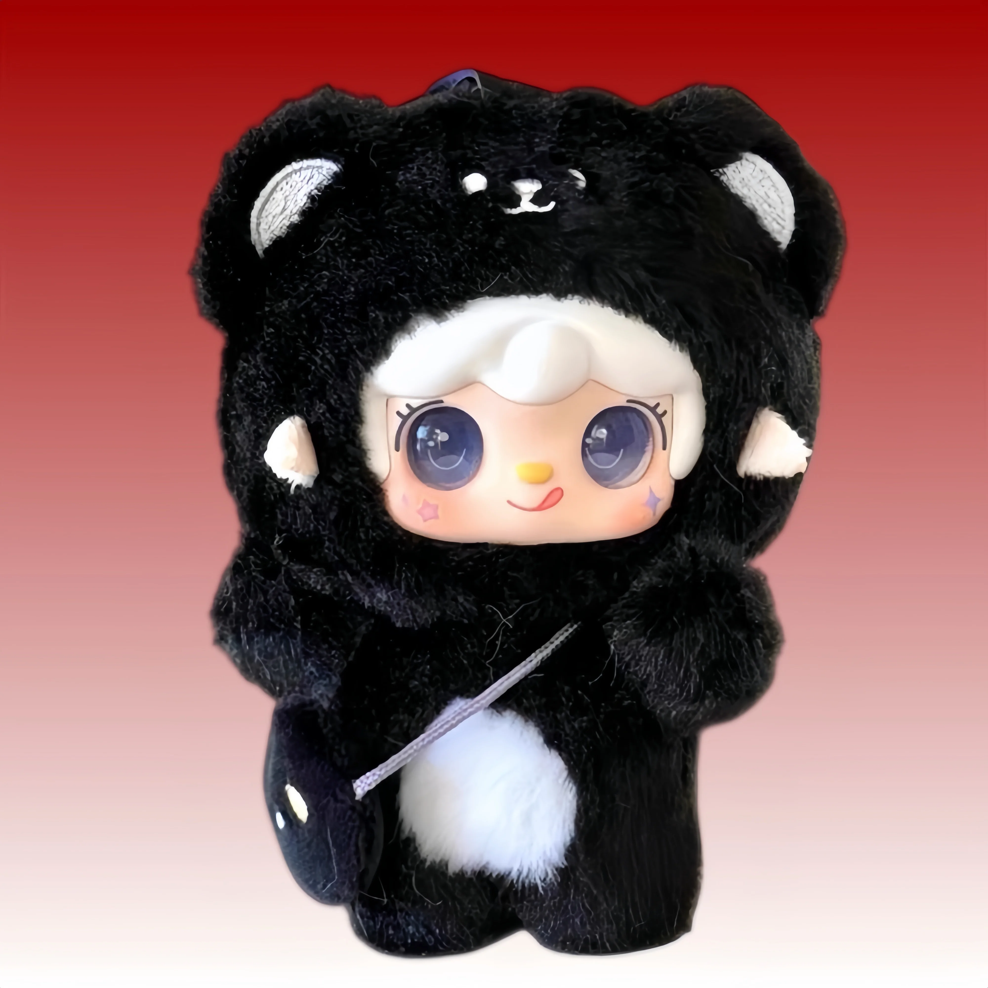 새로운 정품 유키 V4 테이크 어 바이트 오브 시리즈 베어 블라인드 박스 비닐 페이스 인형 장난감 펜던트 귀여운 컬렉션 장식품 생일 선물