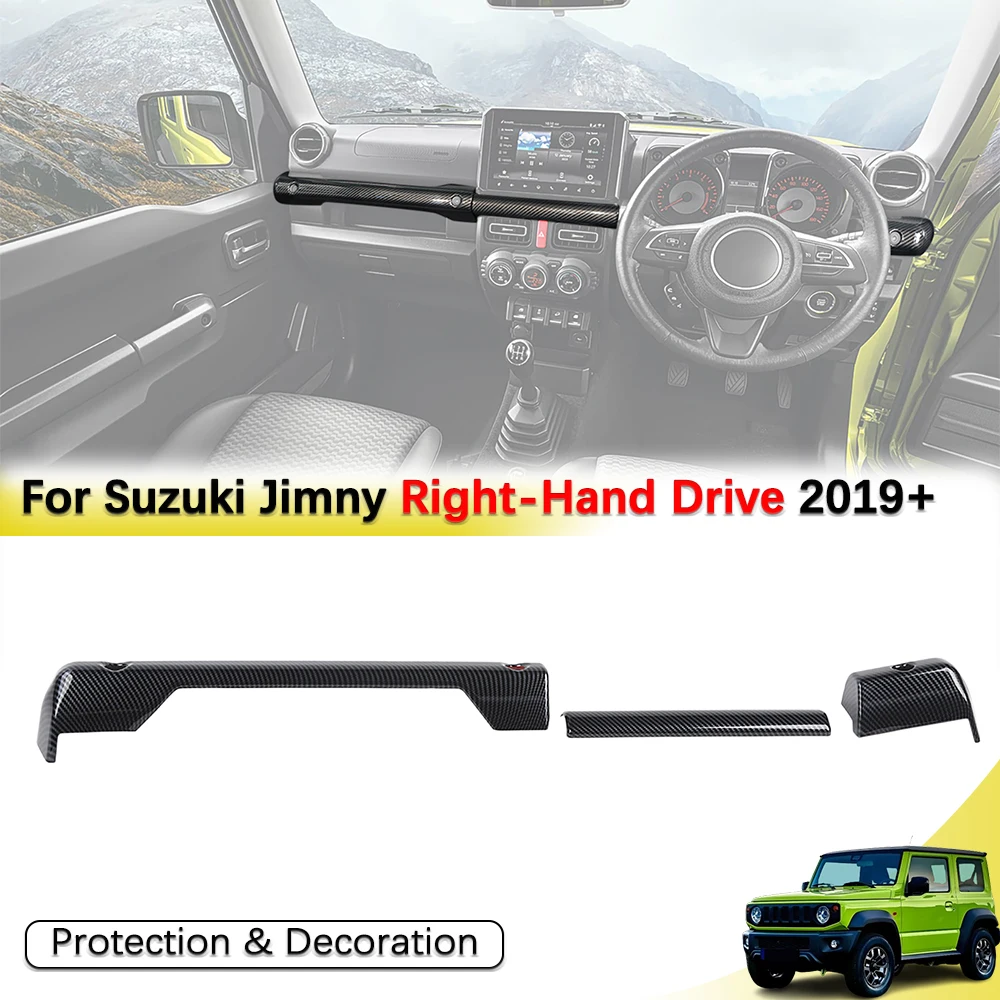 Dashboard Grab Handle Trim Cover for Suzuki Jimny JB64 JB74 JC74 Right Hand Drive 2019-2026 Interior Molding Accessories ABS