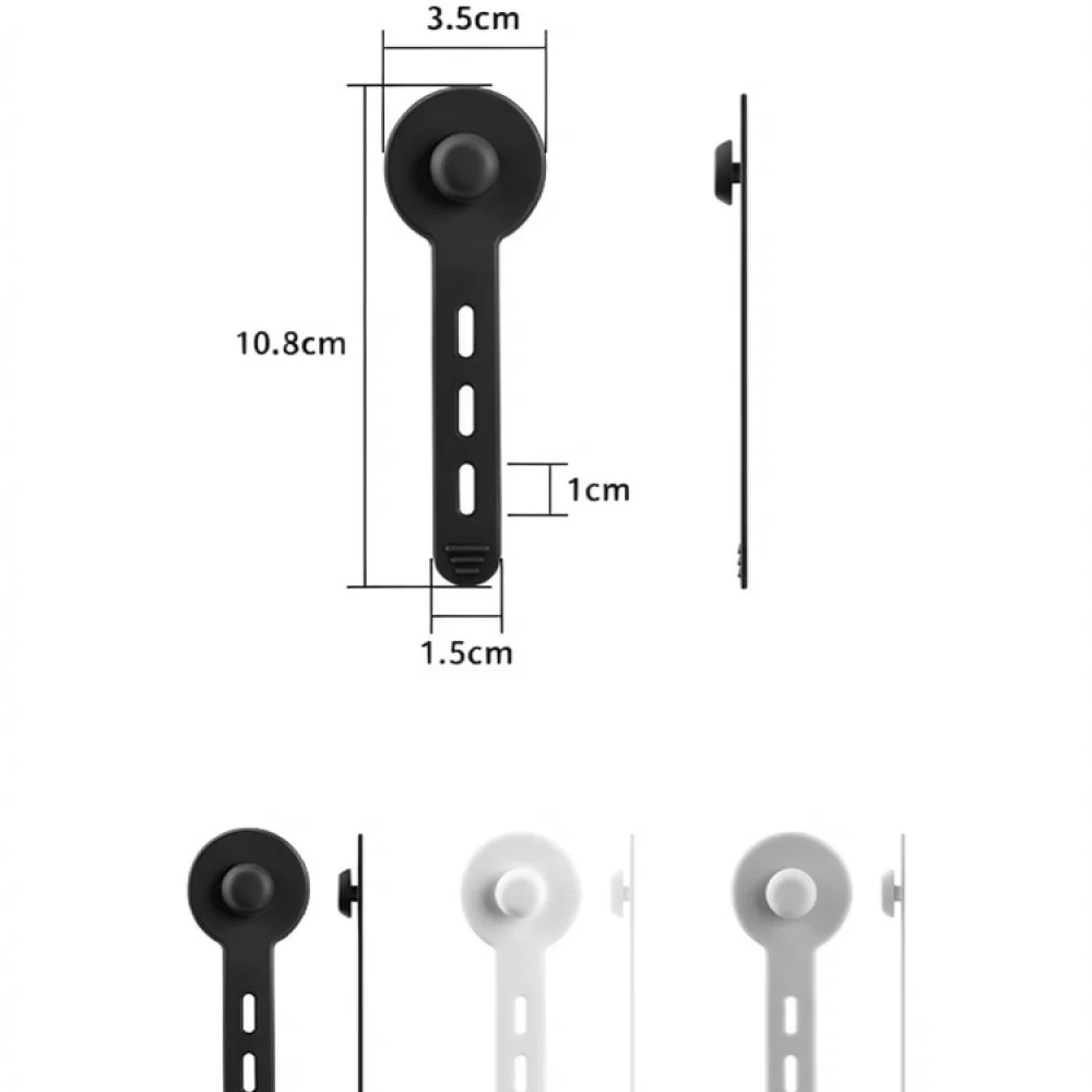 Japanese Silicone Cable Management Ties For Office Desktop Charging Cords Data Lines Wire Tidy Organizer Tool
