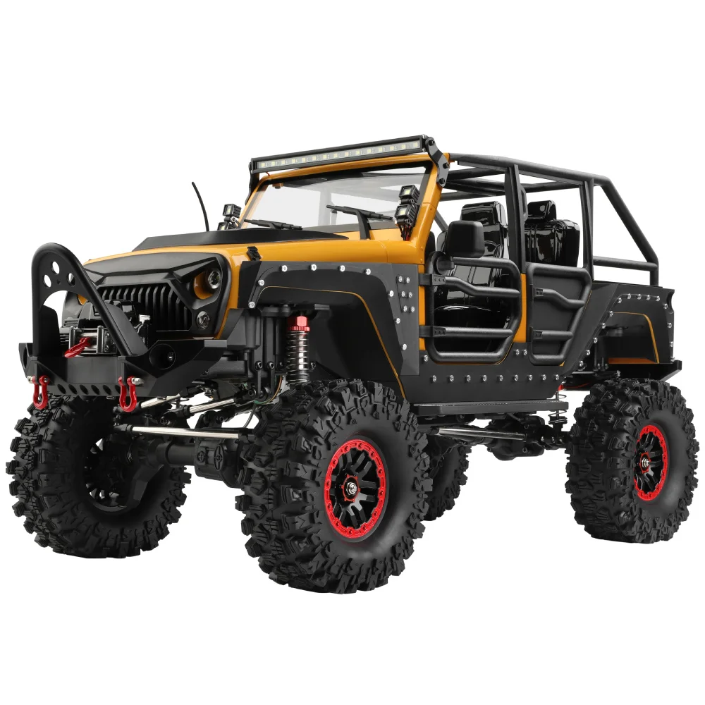 Wltoys 104026 RTR 1/10 2.4G 4WD RC Car Rock Crawler Off-Road Climbing Truck Full Proportional LED Light Vehicles Models Toys