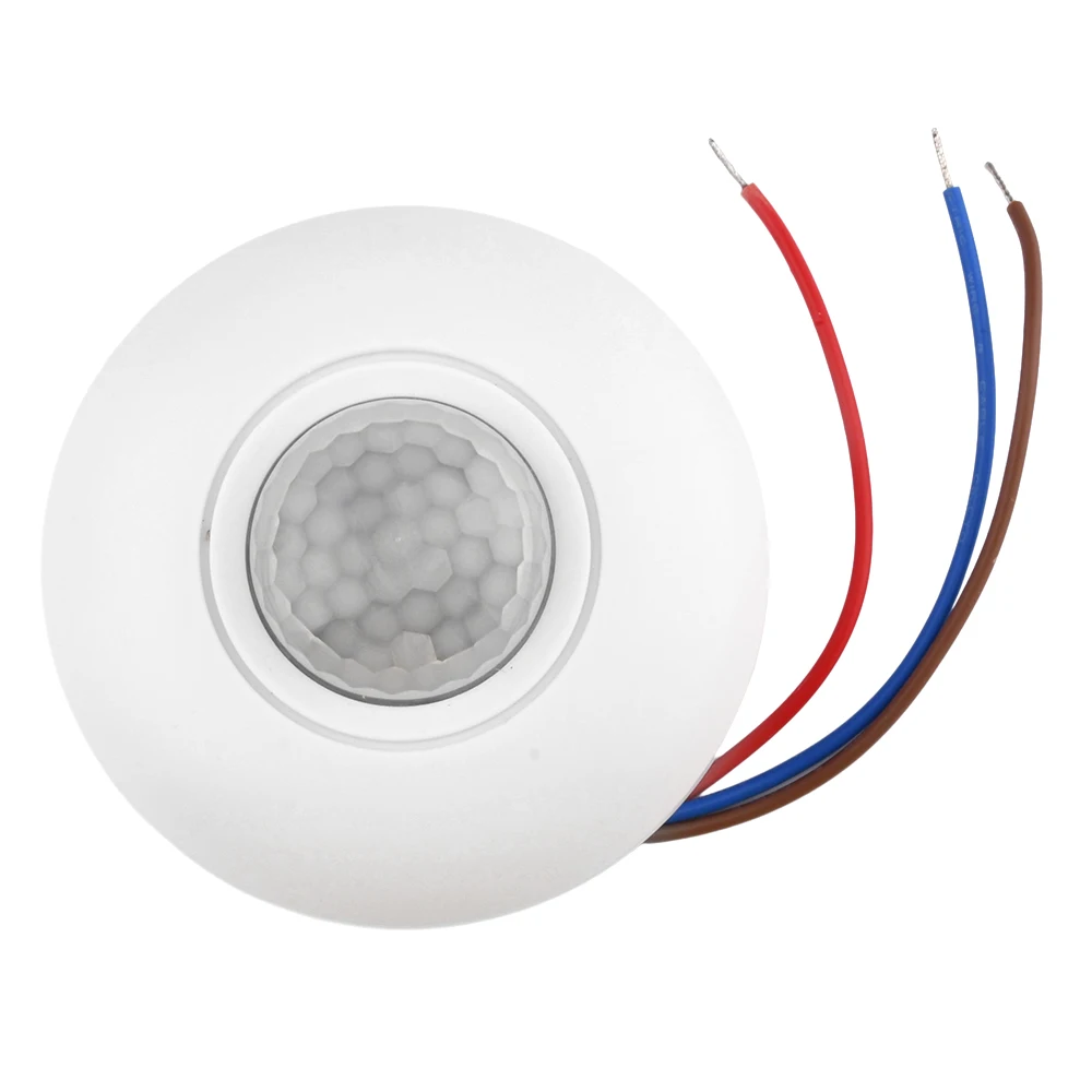 220V Infrared Motion Sensor Detection Automatic Sensor Light Switch 360 PIR Motion Human Body Detector Sensitive Lamp Switch LED