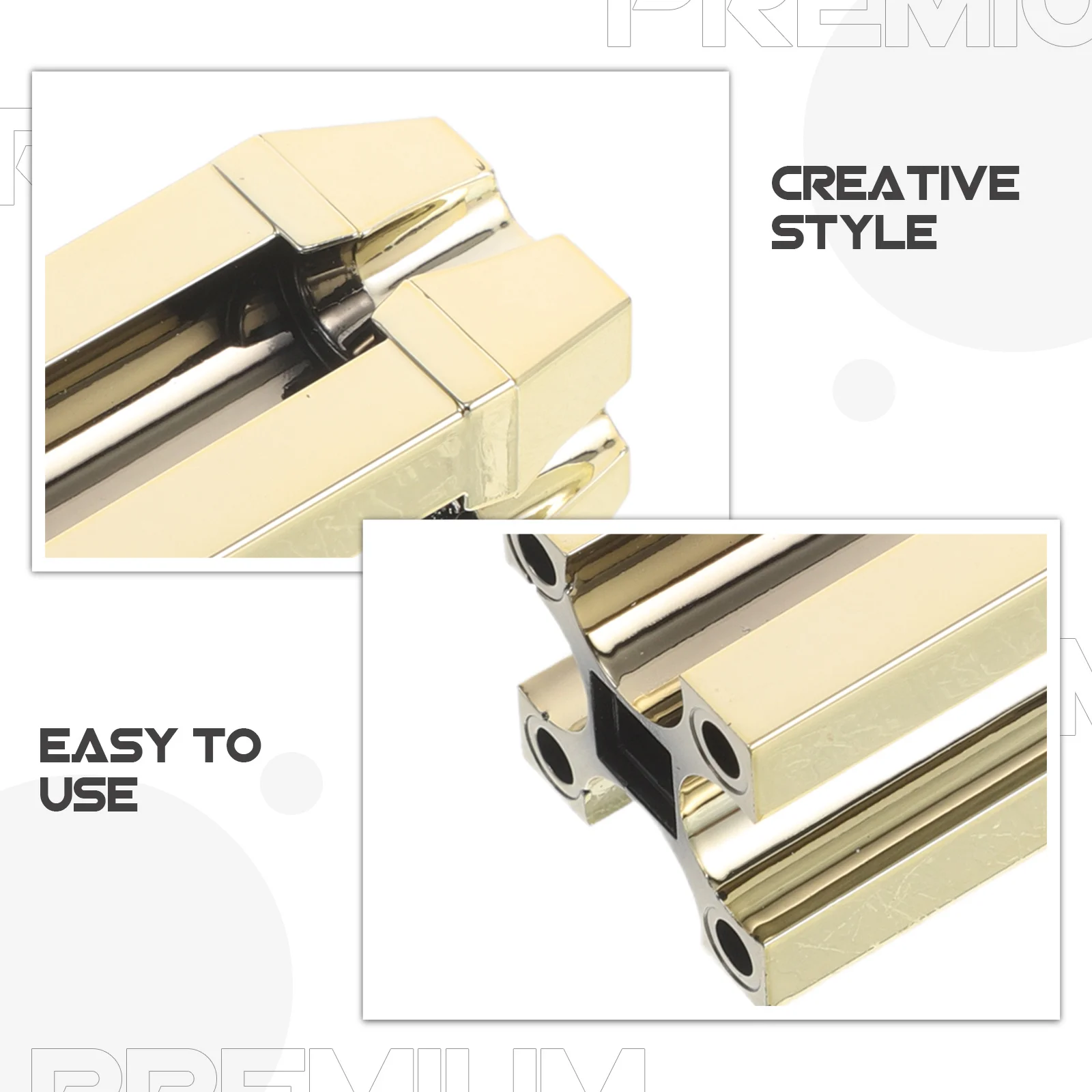 2 Pezzi Temperino Dorato per Matita Sopracciglia con Design a Fessura, Strumento di Precisione per Matite, Accessorio per Sopracciglia, Eyeliner e Labbra