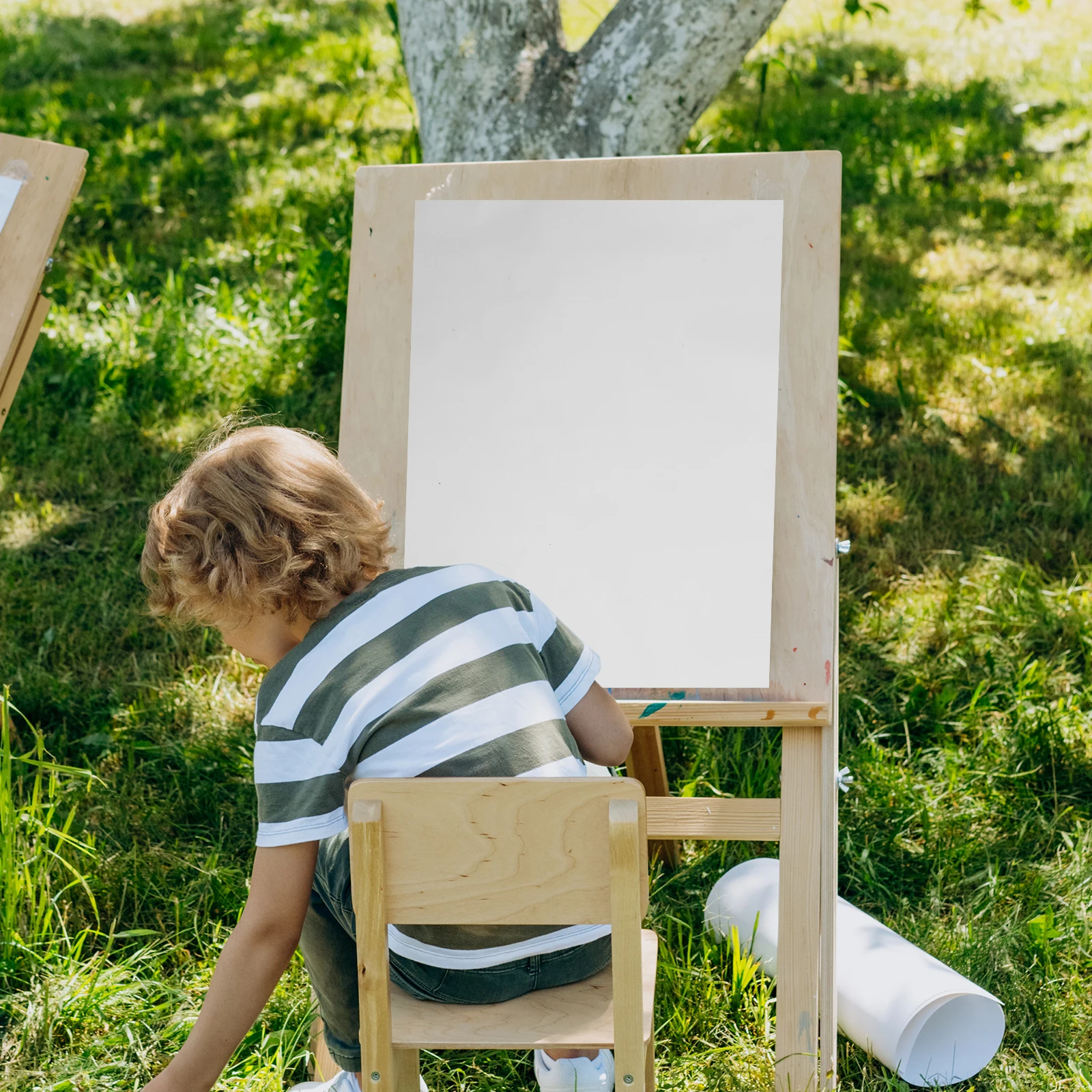 

2 Rolls Art Paper Easel Tracing Kids Drawing Premium Child Scrawl Blank Sketch Thick Strong Smooth Fine Surface Pencil Colored