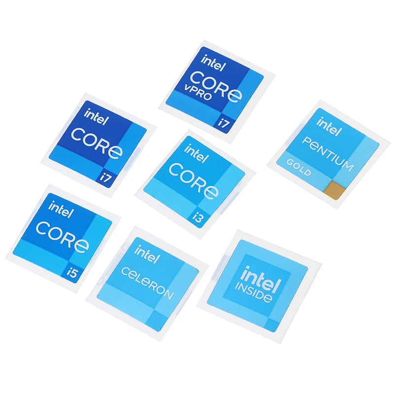 5PCS Neue Büro Aufkleber Label Laptop Computer Dekoration DIY Label Desktop CPU DIY Aufkleber