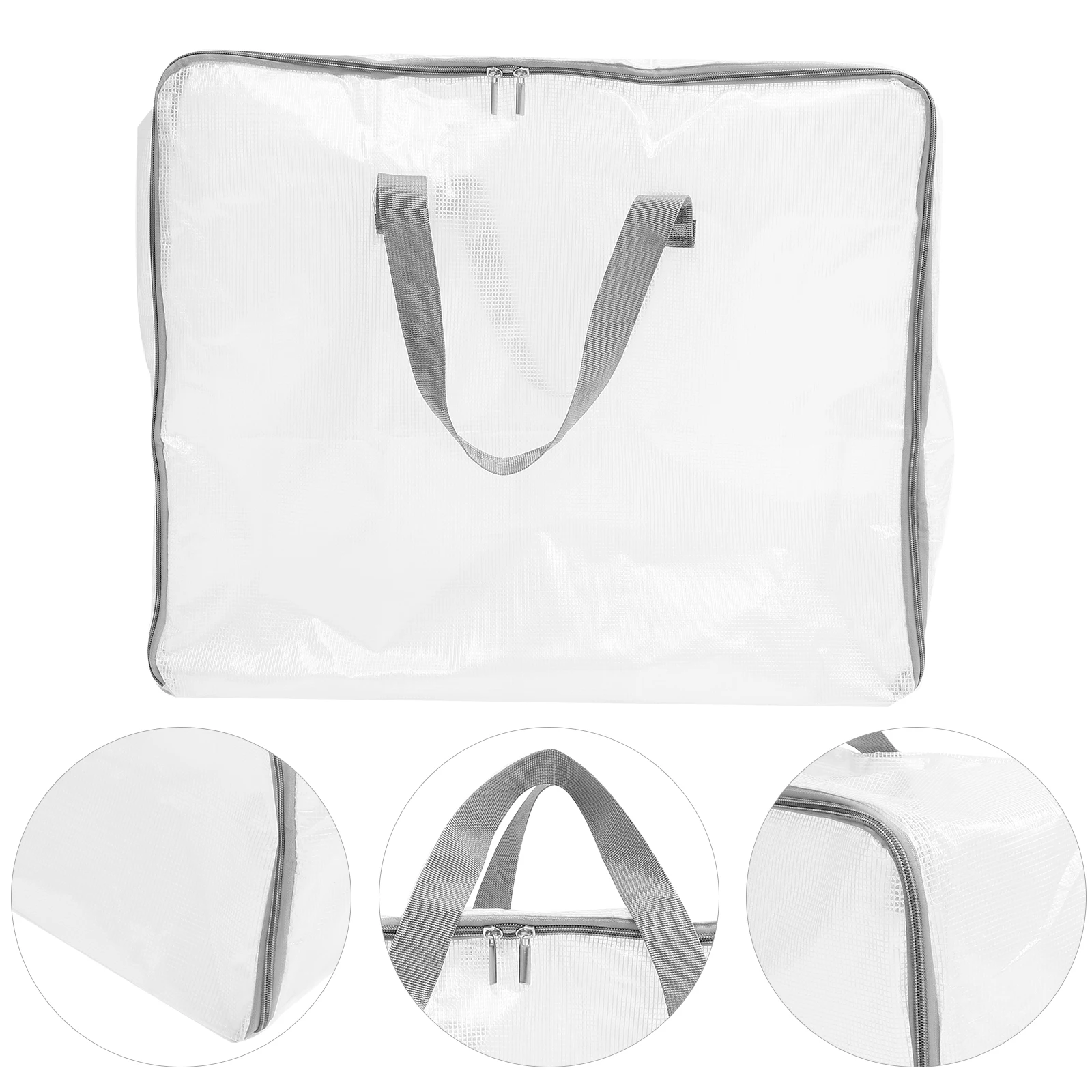 

Extra Large Moving Storage Bag with Handles Heavy Duty Packing Pouch for Blankets Quilts Towels Wedding Gowns Artworks Portable