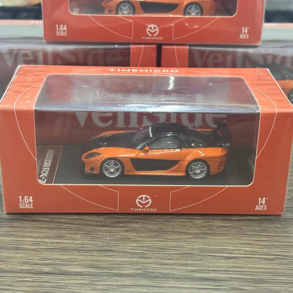 

TimeMicro 1/64 RX7 VeilSide Orange Color In 2025 Diecast Model Car