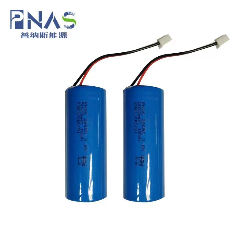 شراء المزيد سوف رخيصة 26650 بطارية ليثيوم أسطواني بطارية ليثيوم 5000 مللي أمبير 3.6 فولت الثلاثي قابلة للشحن سعة كبيرة جيدة