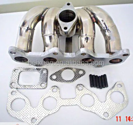 Racing Exhaust Manifold for Toyota Starlet EP82/EP91 4EFTE Turbo T4 Flange Manifold view 3