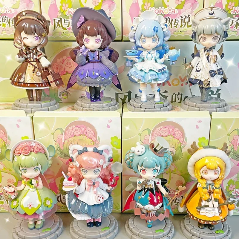 

Новый 52TOYS Kokoya Blind Box 4.0 Breeze And The Forest Legend Series Mystery Box, милая коллекционная аниме-фигурка, Рождественский подарок
