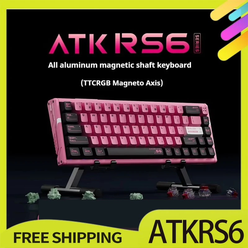 

ATK RS6 Magnetic Switch Keyboard Aluminium Alloy Gaming Mechanical Keyboard Customized PC Gamer Desktop Accessories Gifts