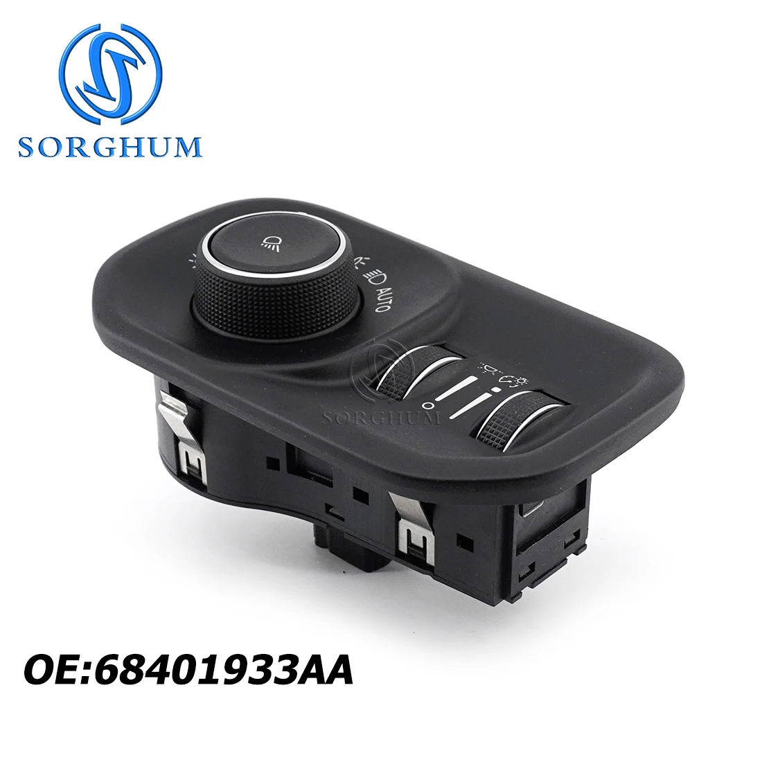 

SORGHUM New Car Headlight Switch Head Lamp Control Switch 68401933AB 68401933AA for 2019 2020 2021 Dodge Ram 1500 2500 3500