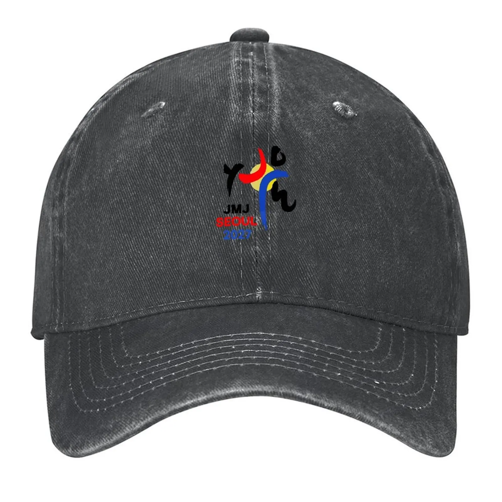 

JWJ Jornada Mundial de la Juventude Seoul 2027 official logo Baseball Cap party Hat Sunscreen birthday Mens Women's