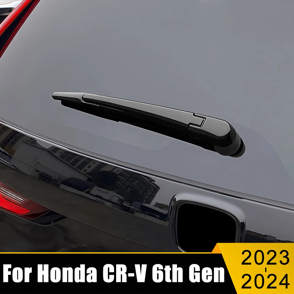 

Car Accessories For Honda CR-V 6th 2023 2024 2025 CRV Hybrid ABS Rear Wiper Cover Back Window Wipers Protector Trim Case Sticker