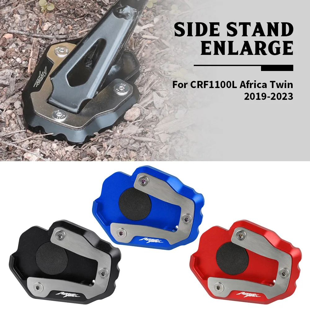 

FOR Honda CRF1100L Africa Twin Adventure Sports DCT ES 2020-2021 Side Stand Pad Plate Kickstand Foot Enlarger Support Anti-skid