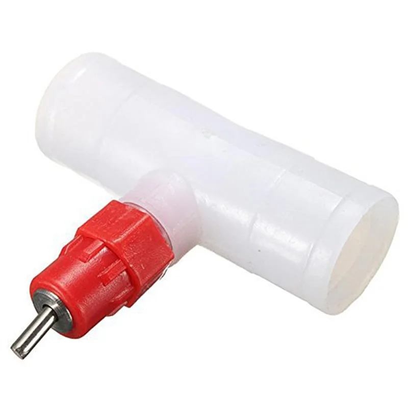 

ABGG-Chicken Nipples Tee Fittings - Fully Automatic Poultry Waterers Kit Chicken Water Drinker 60 Pack