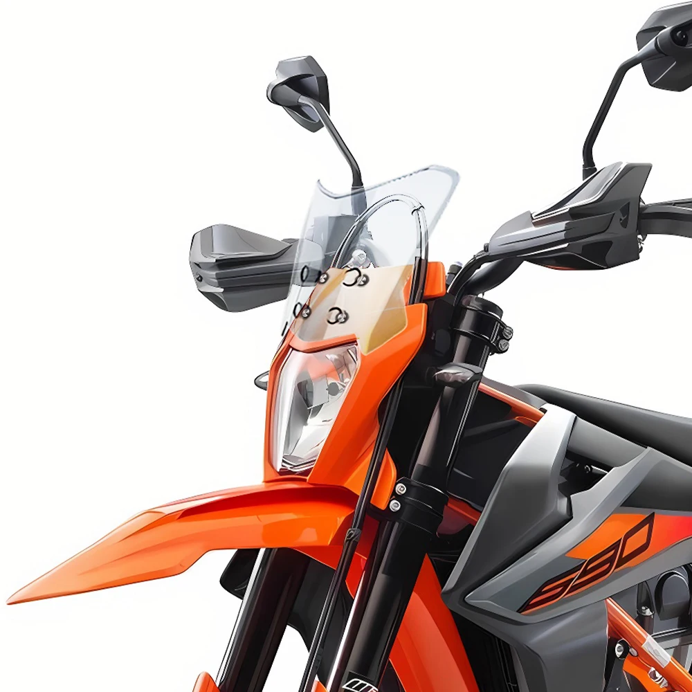 

For KTM 690-smc-r 690 SMC R 2021 motorcycle adventure windshield extension style Windscreen Wind Deflector Screen