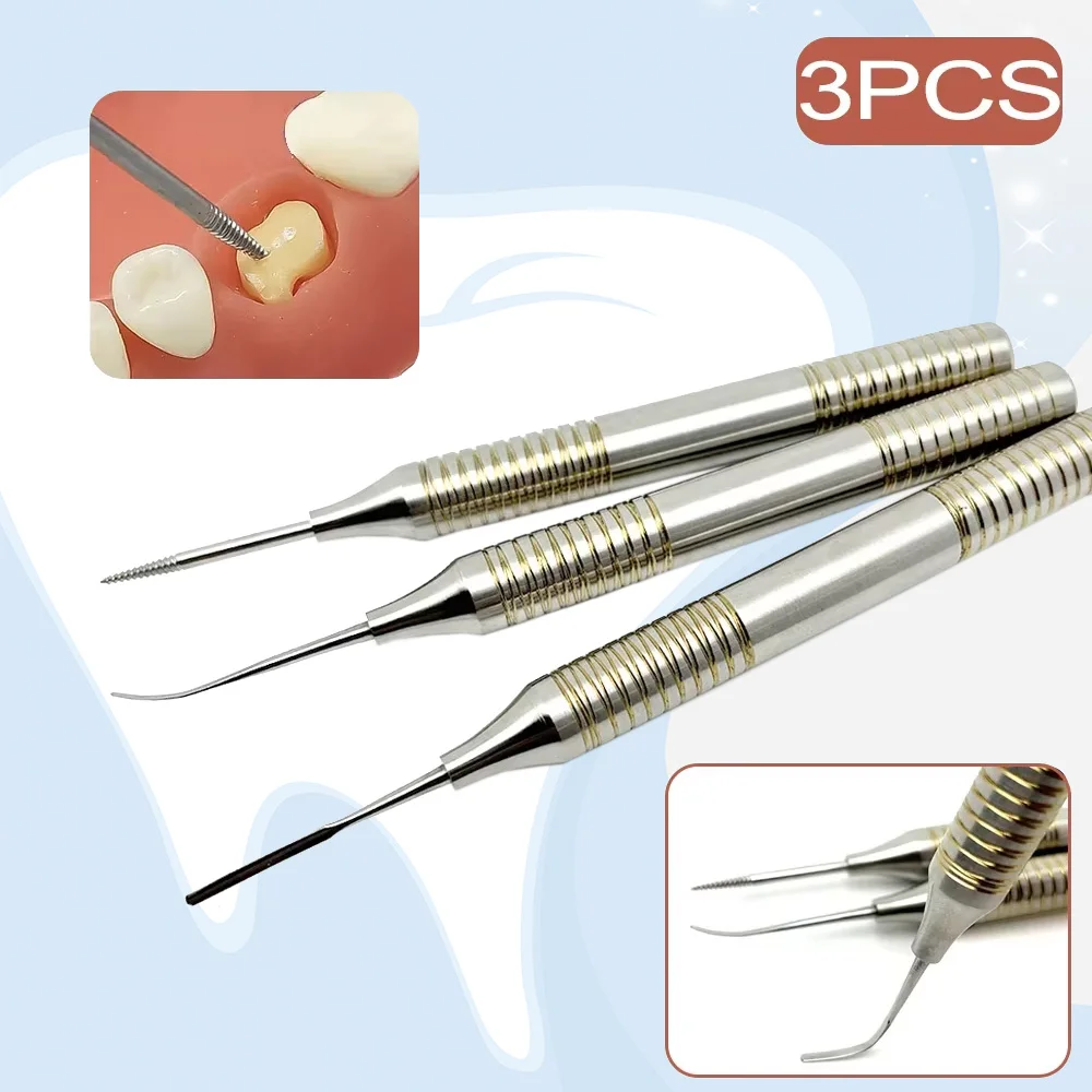 

Atraumatic Periotome Kit for Tooth Extraction and Dental Implant Procedures with Flexible Elevator Instruments