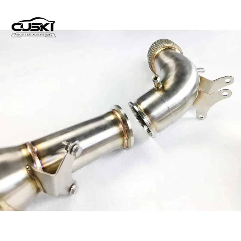 Stainless Steel Automotive Exhaust Parts For Maserati MC20 Catless Exhaust Pipe Exhaust Modification Accessories