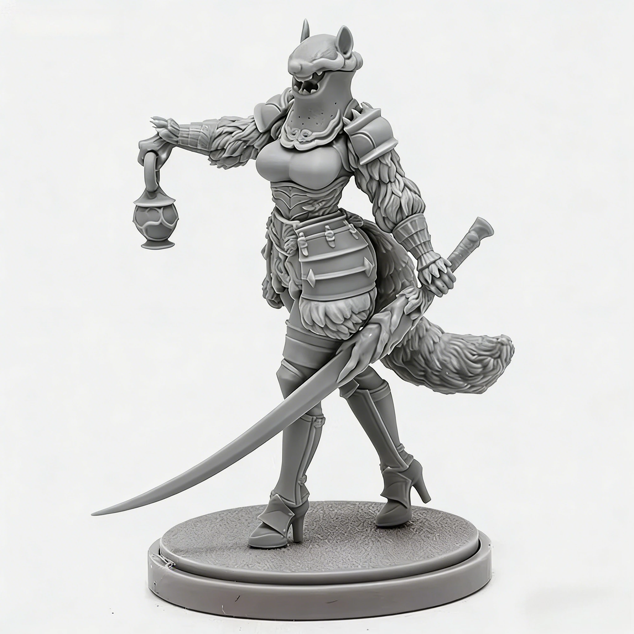 38MM Casting Resin Model Assembly Kit, GK， Assassin Model, Unpainted