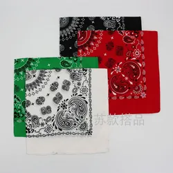 Hip-hop men's headscarf cotton paisley handkerchiefs bandana casual small squares women's decorative scarf headband