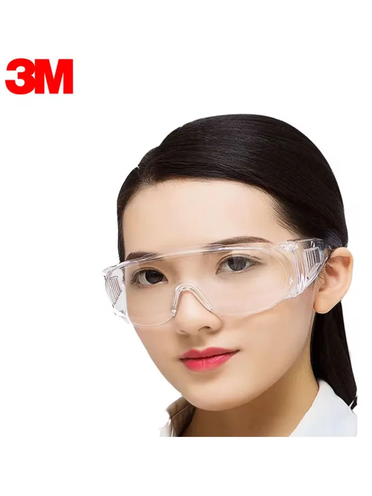 3M 1611HC Schutzbrille Echte Sicherheitsschutzbrille Anti-Shock Anti-Scratch Flat Light Brille