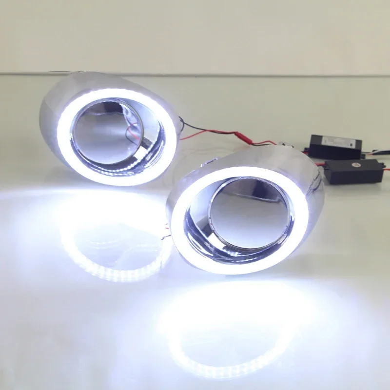 Car LED DRL 12V Daylights For Mitsubishi Outlander 2013 2014 2015 Yellow Turn Signal Daytime Running Headlamps Auto Driving Lamp
