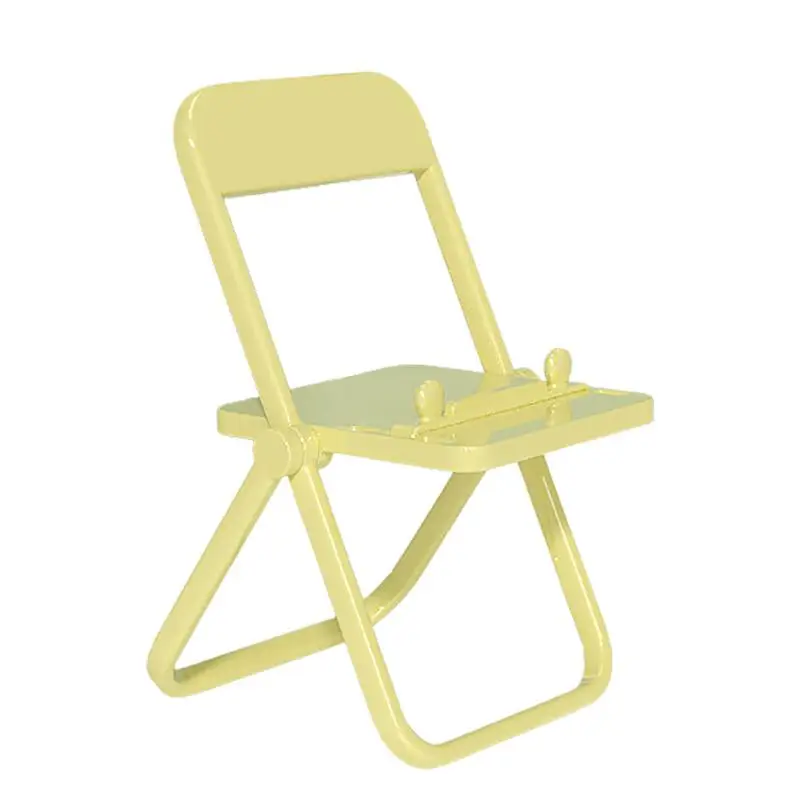 Chair Phone Holder Stand Cell Phone Stand For Desk 3 Gear Angle Adjustable Chair Shape Cell Phone Stand Multiangled Bracket