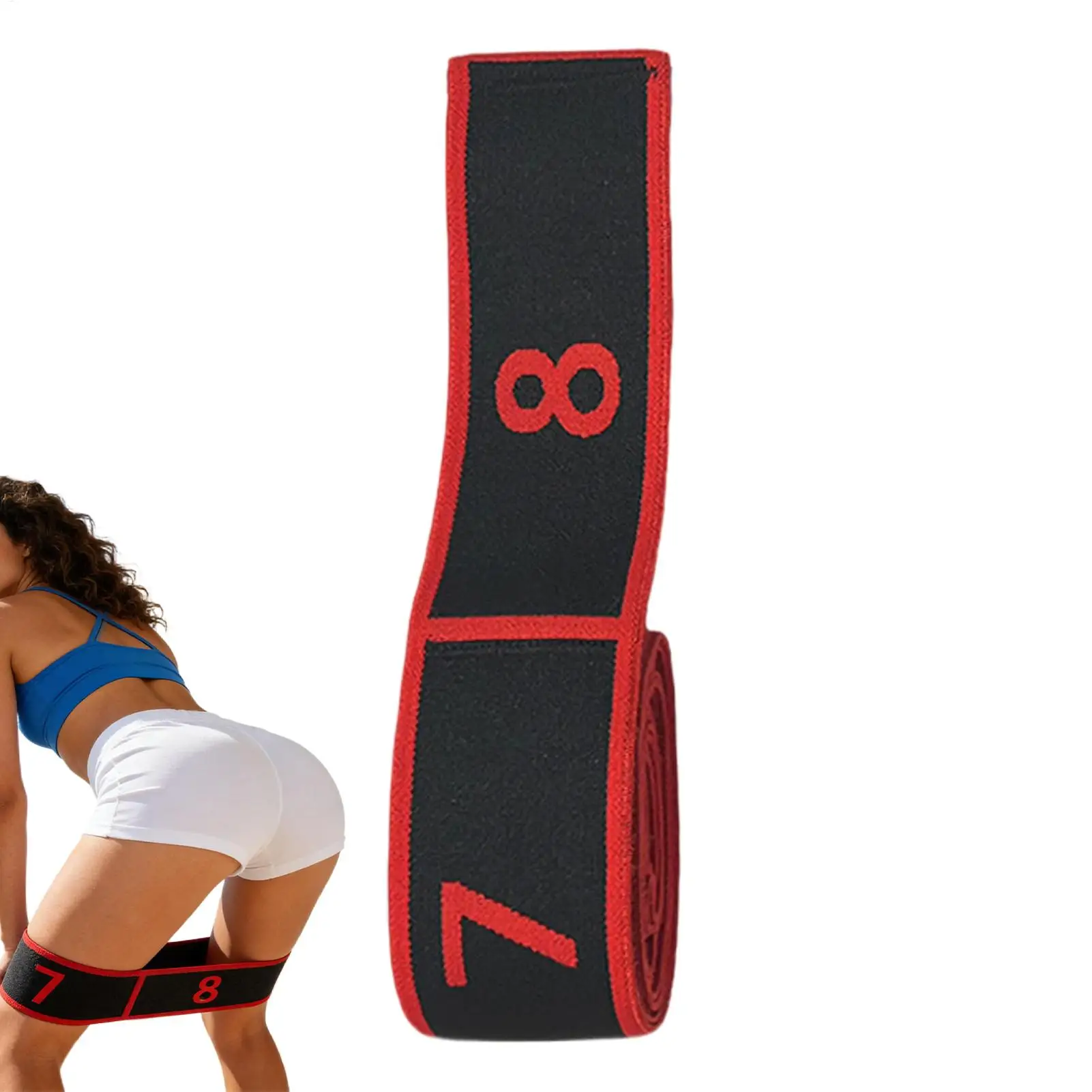 Yoga Pull Strap Belt Numbered Resistance Band Muscle Training Supplies Yoga Stretching Strap for Travelers Office Park Women