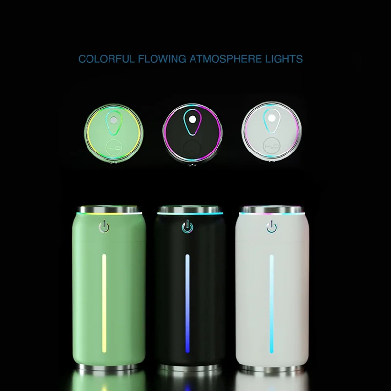 Umidificador criativo umidificação pequeno ventilador instrumento hidratante desktop óleo essencial máquina de aromaterapia 220ml c