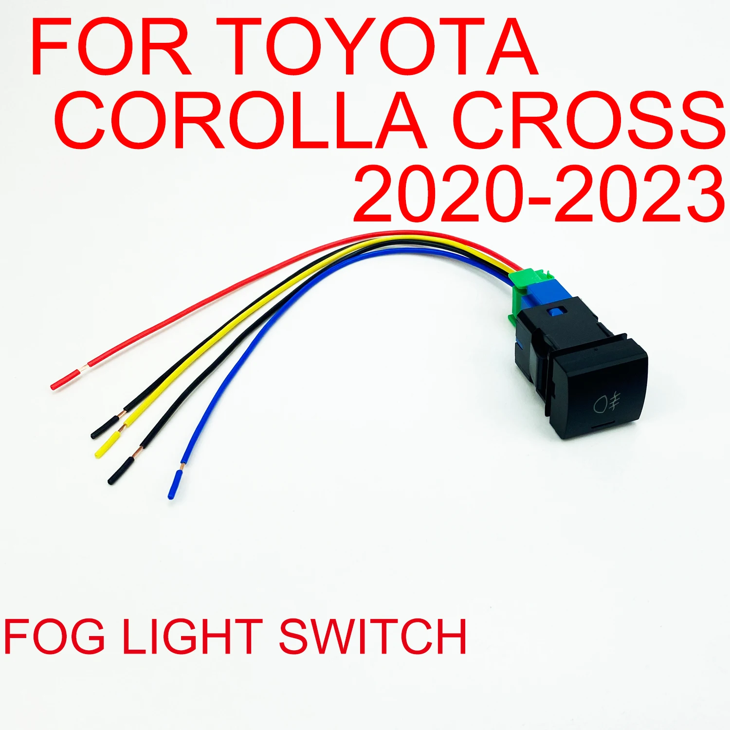 

DC 12V Push Button Front Fog Light Switch For Toyota Corolla Hatchback 2019-2022 / Corolla Cross 2020-2023