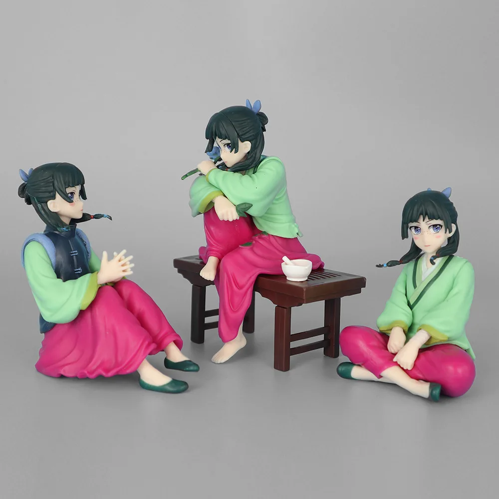 ミステリーハウスファンタジーアニメガールフィギュア手作り樹脂製コレクタブルモデルデスクトップオーナメントアートクラフトギフト