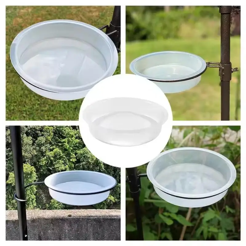 Mangeoire à oiseaux transparente circulaire, confortable et élégante pour un environnement d'alimentation optimal.