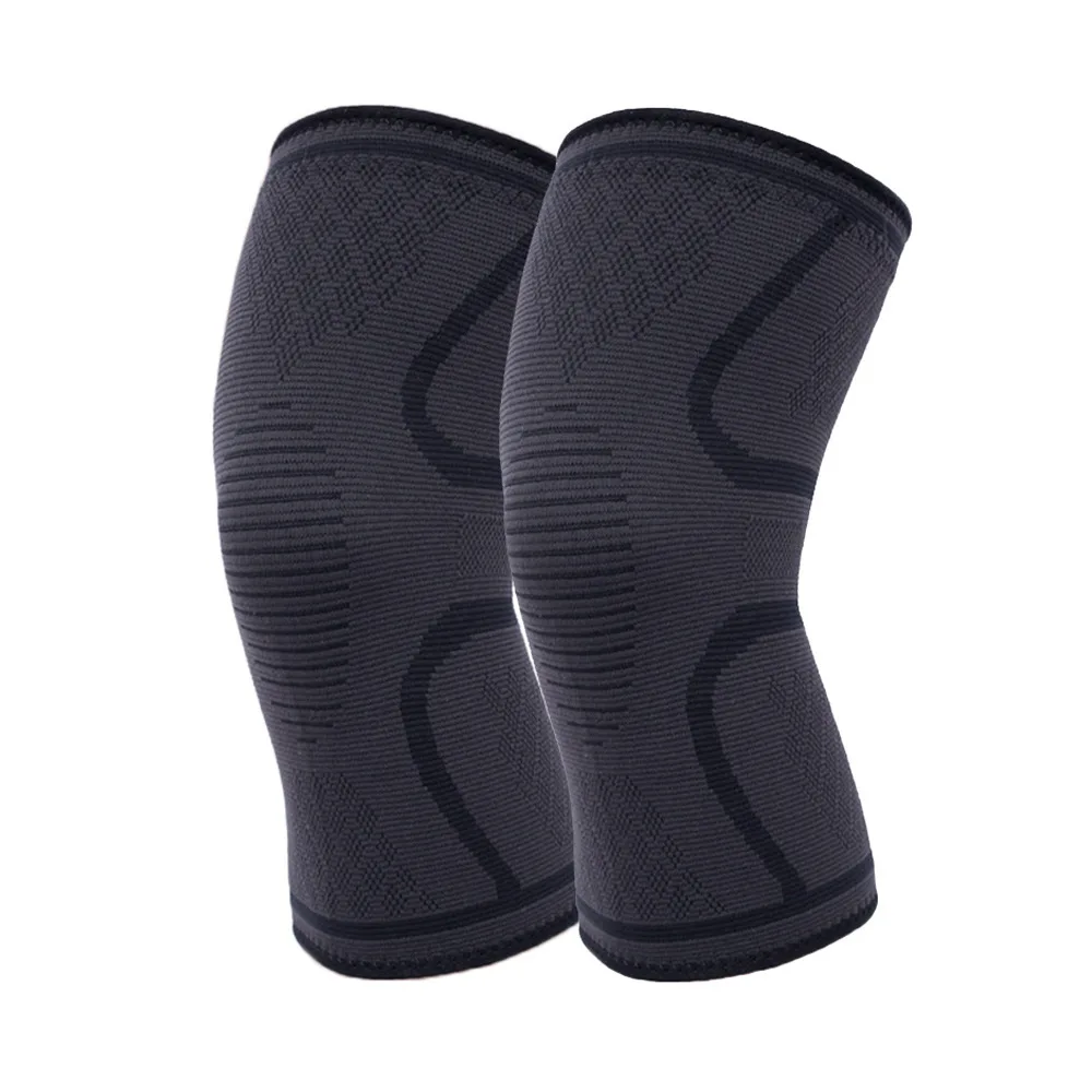 Knitted nylon sports knee pads for men and women in autumn and winter, badminton, running, fitness, outdoor hiking, warmth, and