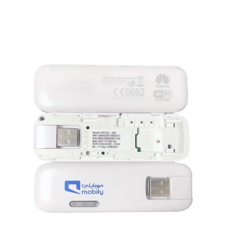 Original unlocked HW E8278 E8278S-602 4G 150Mbps LTE Cat4 WiFi Dongle 4G USB modem +2pcs antennas