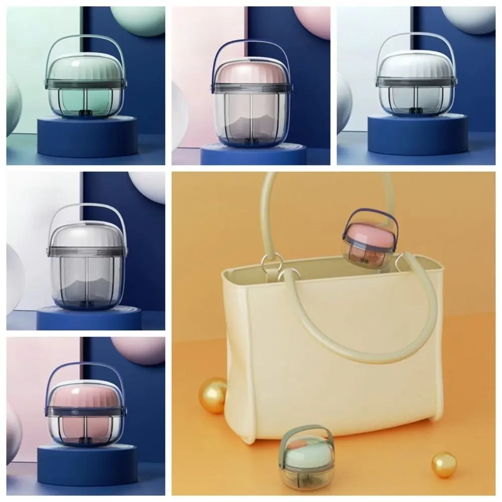 4 Grids 7 Day Pill Box Moisture-proof Transparent Mini Pill Box Portable Convenient Travel Medicine Organizer Travel