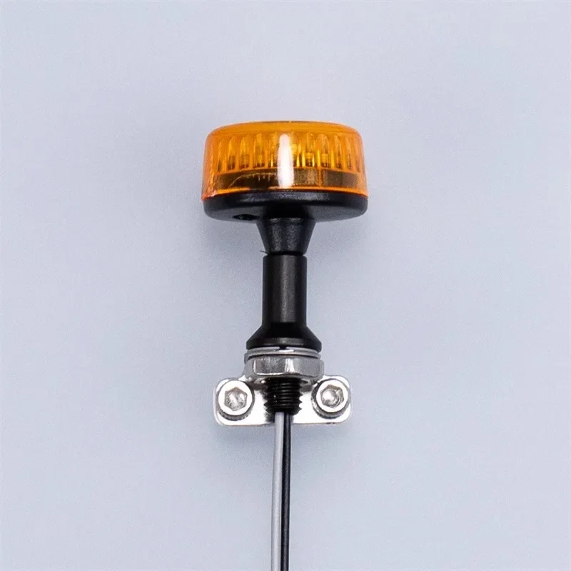 LED 1pcs ABS Warning Light Rotating Lamp for 1/14 Tamiya RC Truck Scania BENZ VOLVO MAN Diy Parts