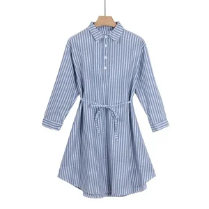 Striped dress lining for pregnant maternity Women's Clothes Breastfeeding Pregnancy Long Sleeve 10 Main Sales Breastfeeding Dress - №8
