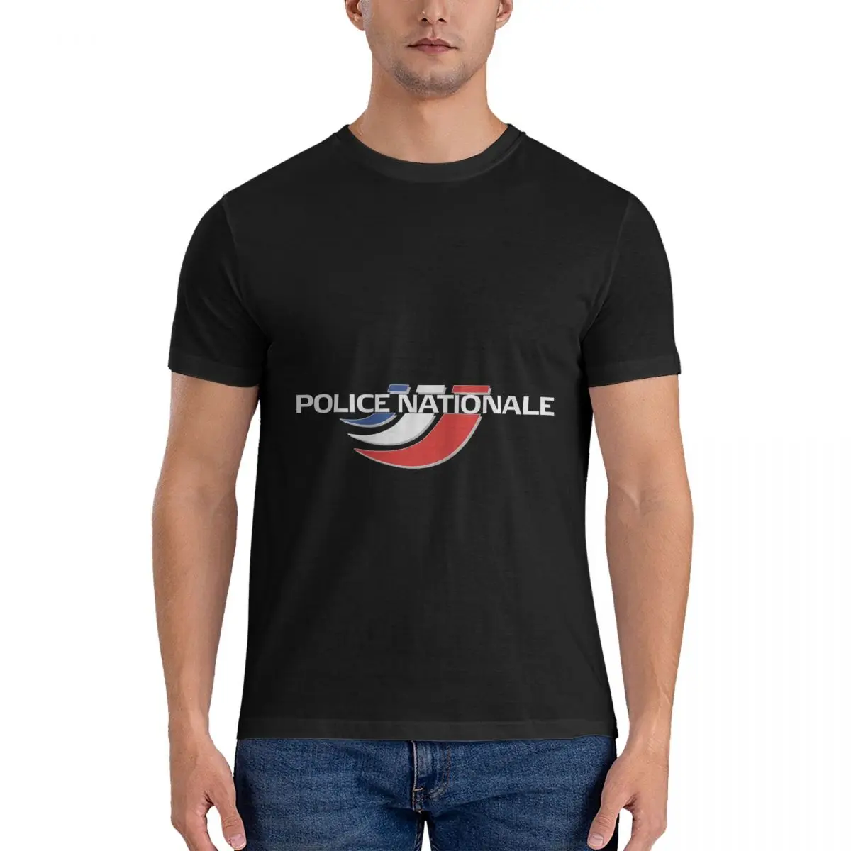 

Police Nationale New Arrival Mens T Shirts Tops Shirt Cotton Slim Fit