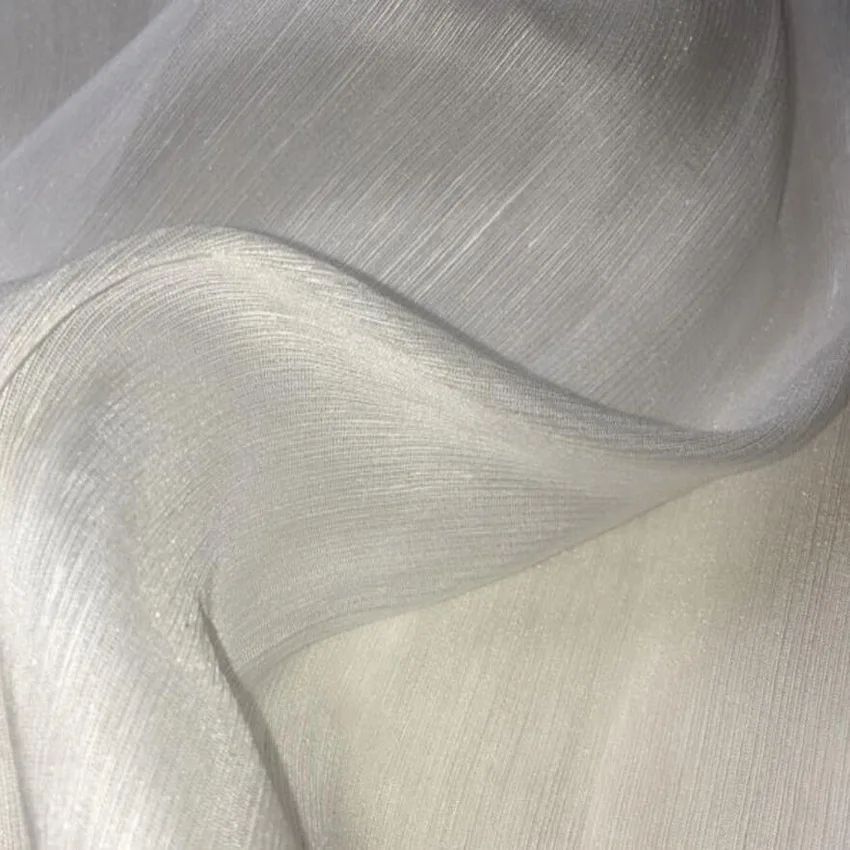 Image of Seide Leinen Stoff dünne leichte Seide Linning Material 12mm Kleid Näh material